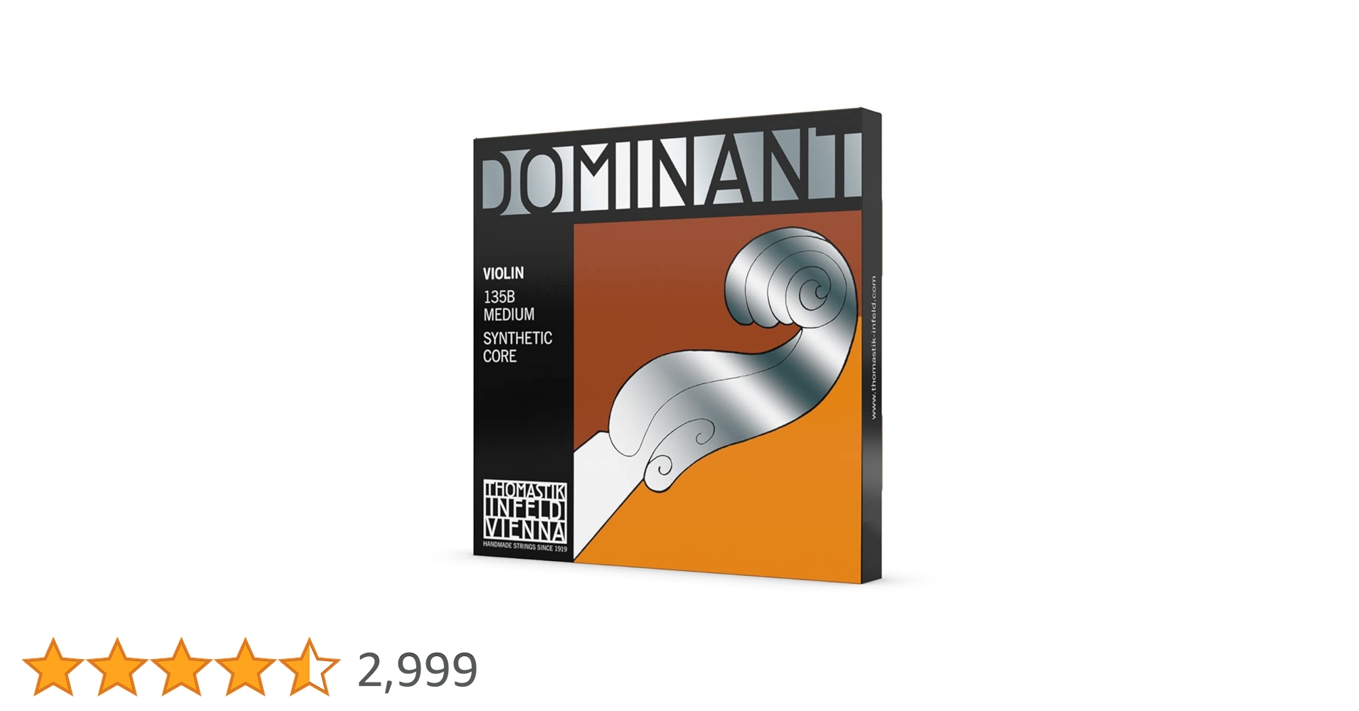 Amazon.co.jp: THOMASTIK Dominant ドミナント 4/4バイオリン弦セット